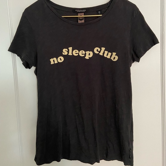 Scotch & Soda “No Sleep Club” Graphic Tee - Picture 1 of 7